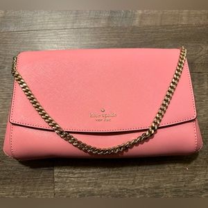 Kate Spade Pink Crossbody Purse-Never Been Used